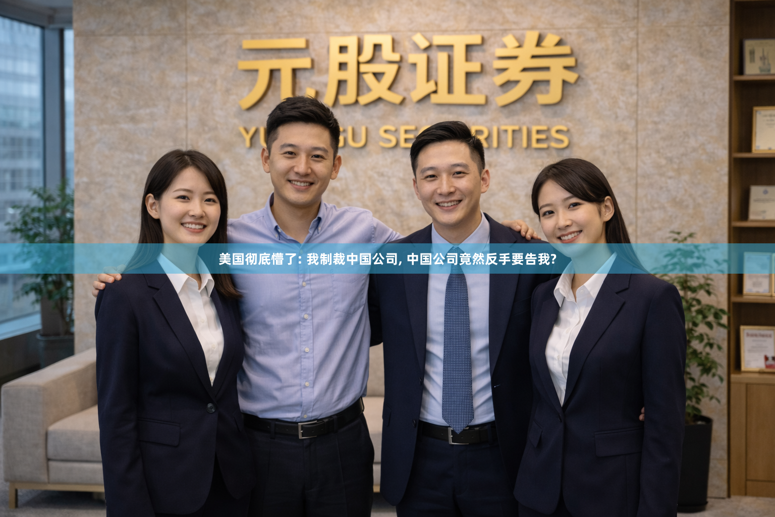 美国彻底懵了: 我制裁中国公司, 中国公司竟然反手要告我?